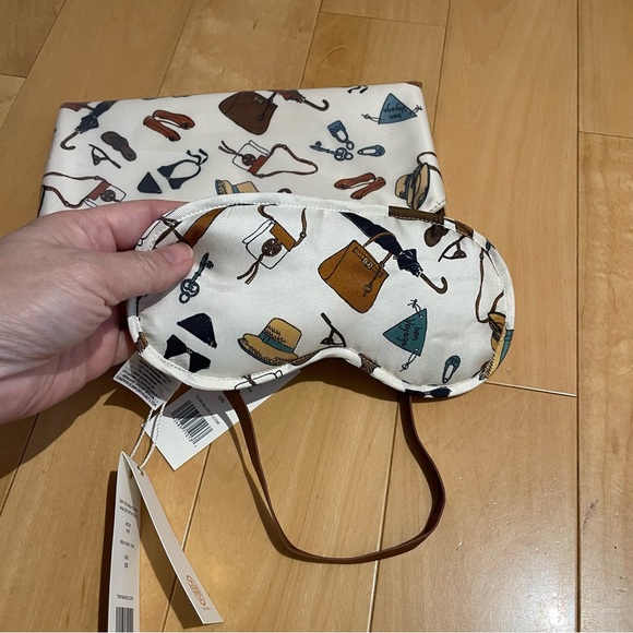 NWT Kate Spade pouch with matching eye mask - Picture 2 of 8